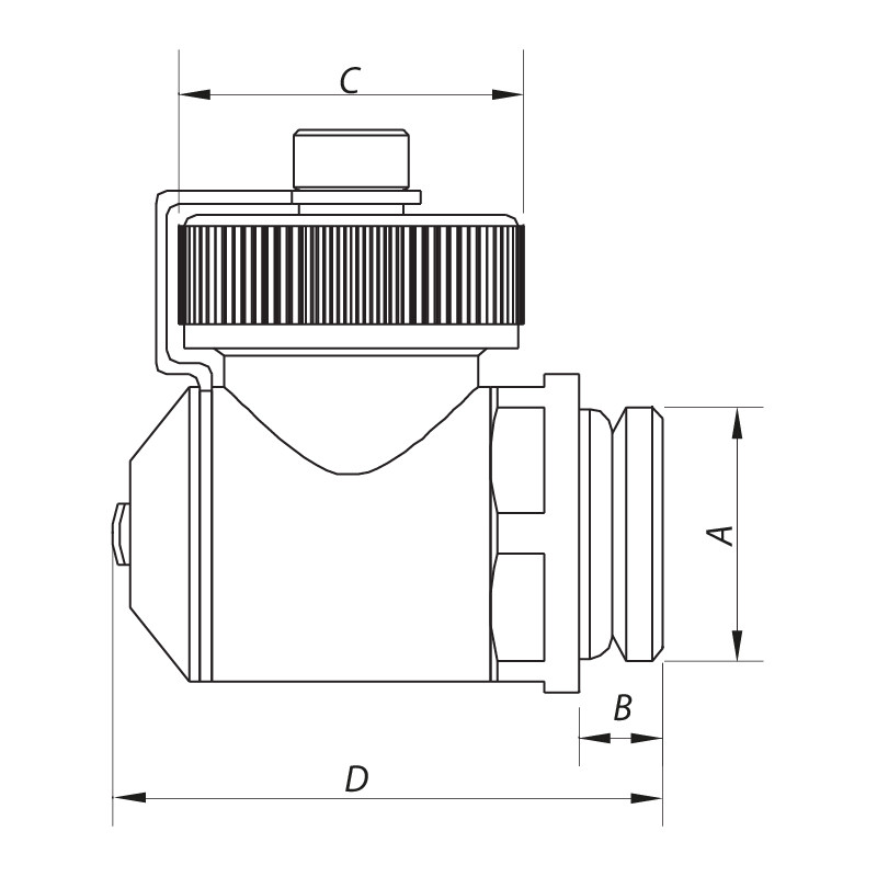 Кран зливний 1/2" KOER KR.1038 - Зображення 2