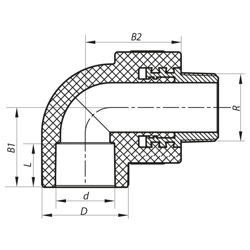 Кут ЗР 32x1M PPR KOER - Зображення 2
