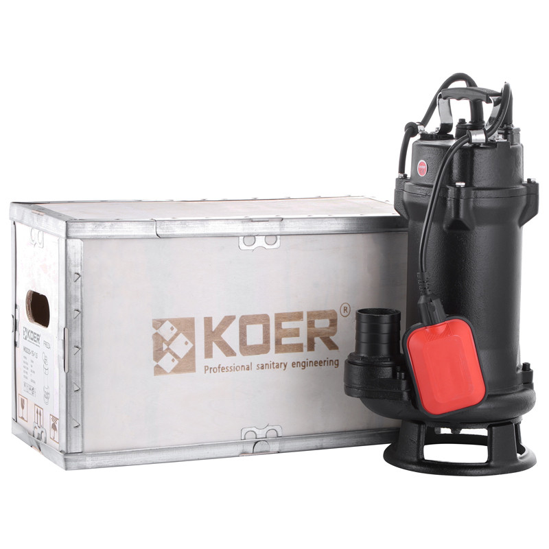 Насос дрен.-фек. корпус чавун KOER WQD 20 -15-1,5 FREZA - Зображення 6