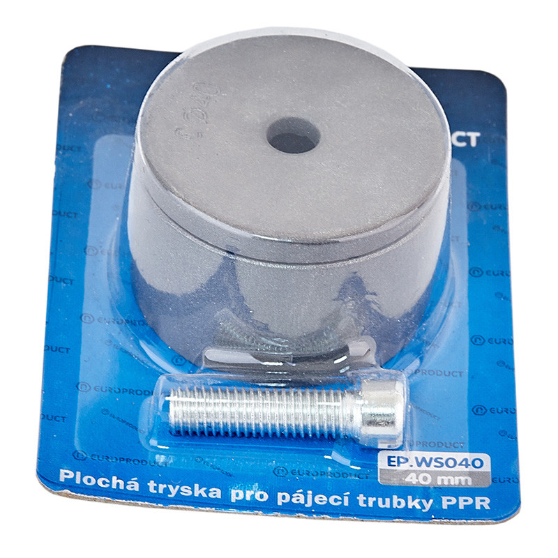 Насадка плоска для паяльника EUROPRODUCT EP.WS040 PPR труб 40mm - Зображення 2
