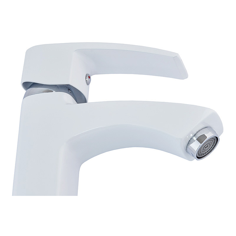 Змішувач для умивальника Mixxus Magnum 001 White-Chrome - Зображення 2