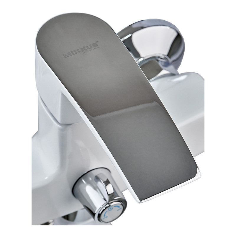 Змішувач для ванни Mixxus Magnum 006 White-Chrome - Зображення 2