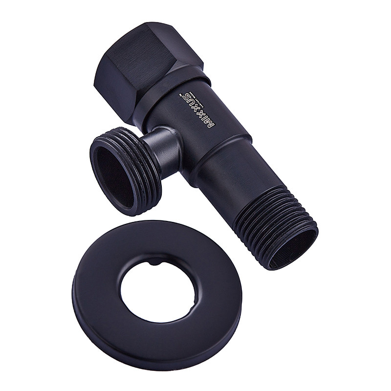 Кран для підключення сантехприладів Mixxus VAL-07-1/2x3/4 Black - Зображення 2
