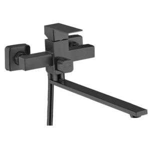 Змішувач для ванни Zerix KUB-006 Black з нерж. сталі SUS304