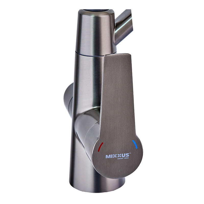 Кухонний змішувач на дві води Mixxus FUL-021 Graphite Refl.Black - Зображення 2