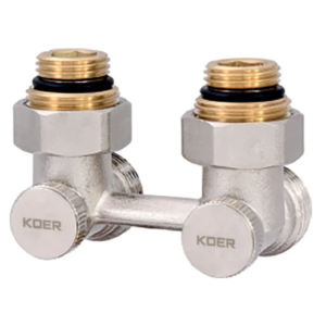 Вузол нижнього підключення радіатора 3/4'' кутовий KOER KR.1132