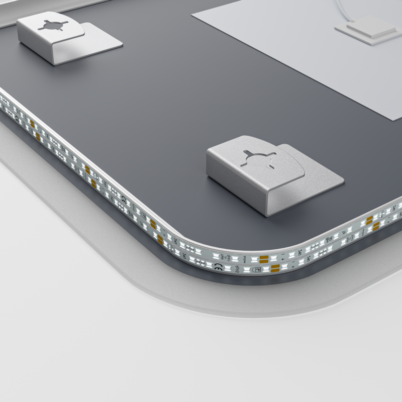 Дзеркало Mixxus Premium BEVEL MA02-90x65-Reverse з Led Touch, Anti-fog, димером - Зображення 6