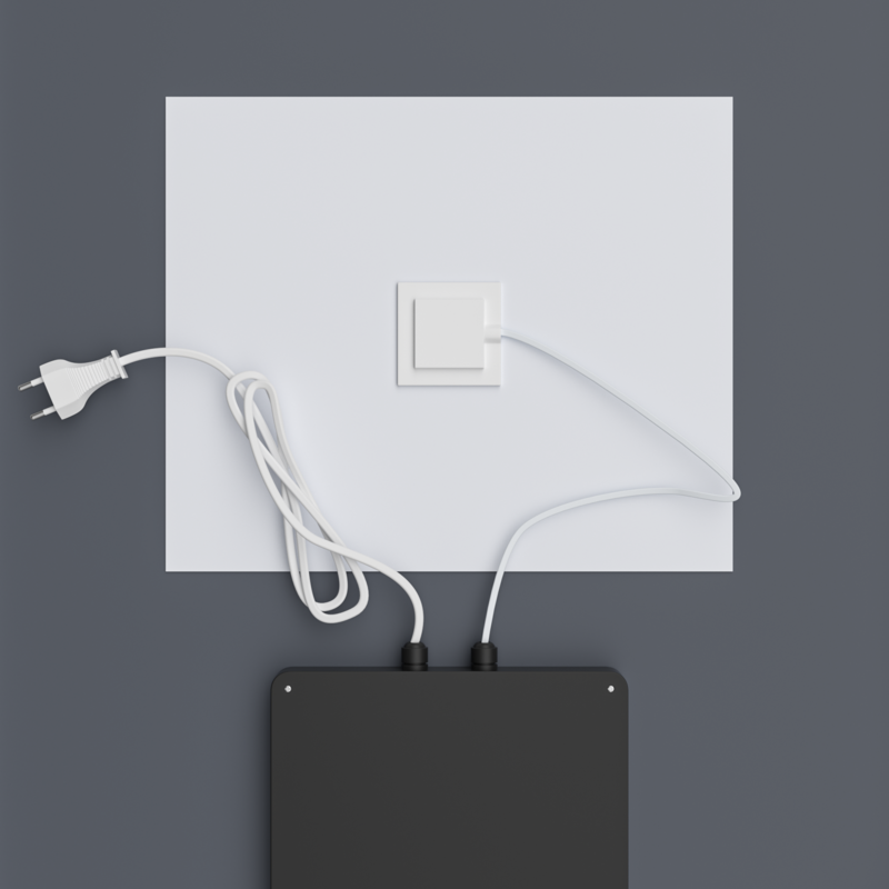 Дзеркало Mixxus Premium BEVEL MA02-90x65-Reverse з Led Touch, Anti-fog, димером - Зображення 9
