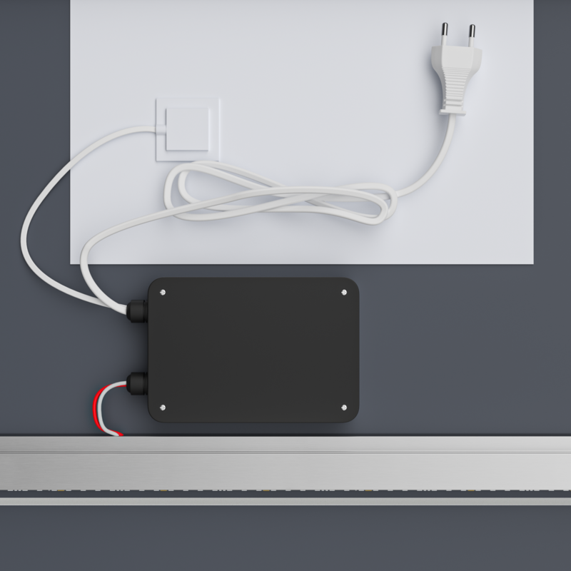 Дзеркало Mixxus Premium CUBIC MR14-80x60-Reverse з Led Touch, Anti-fog, димером, регулятором яскравості - Зображення 6