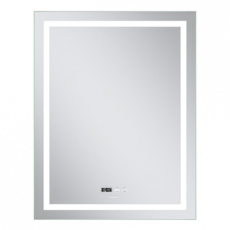 Дзеркало Mixxus Premium FLASH MR21-70x90 з Led Touch, Anti-fog, димером, регулятором яскравості, годинником - Зображення 4