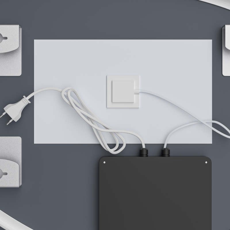 Дзеркало Mixxus Premium DIVERSE MA01-90x60-Reverse з Led Touch, Anti-fog, димером - Зображення 3