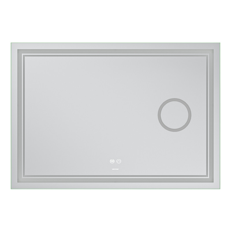Дзеркало Mixxus Premium QUADRO MR20-120x80 з Led Touch, Anti-fog, димером, регулятором яскравості, лінзою - Зображення 6