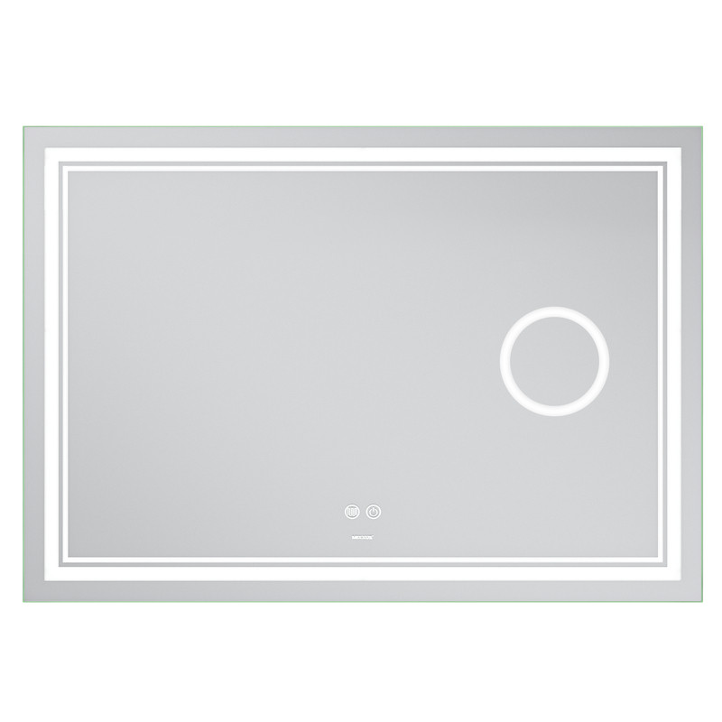 Дзеркало Mixxus Premium QUADRO MR20-100x70 з Led Touch, Anti-fog, димером, регулятором яскравості, лінзою - Зображення 8