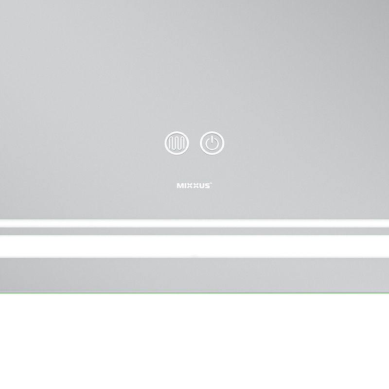 Дзеркало Mixxus Premium QUADRO MR20-120x80 з Led Touch, Anti-fog, димером, регулятором яскравості, лінзою - Зображення 2
