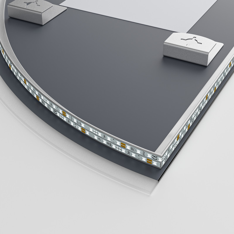 Дзеркало Mixxus Premium TOPPER MS02-75x100 з Led Touch, Anti-fog, димером - Зображення 3