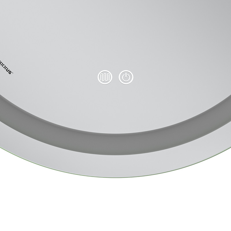 Дзеркало Mixxus Premium ELLIPSE MV05-80x70-Reverse з Led Touch, Anti-fog, димером - Зображення 4