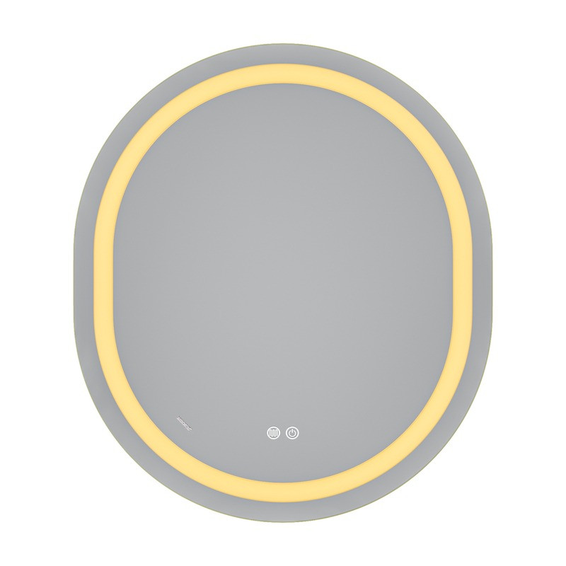 Дзеркало Mixxus Premium ELLIPSE MV05-80x70-Reverse з Led Touch, Anti-fog, димером - Зображення 6