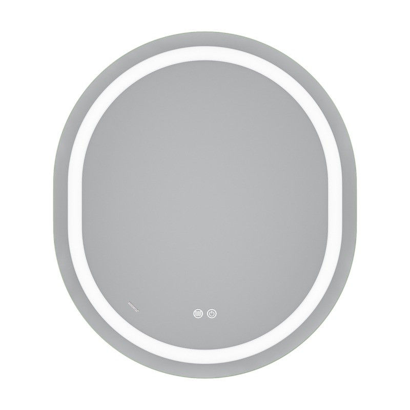 Дзеркало Mixxus Premium ELLIPSE MV05-80x70-Reverse з Led Touch, Anti-fog, димером - Зображення 8