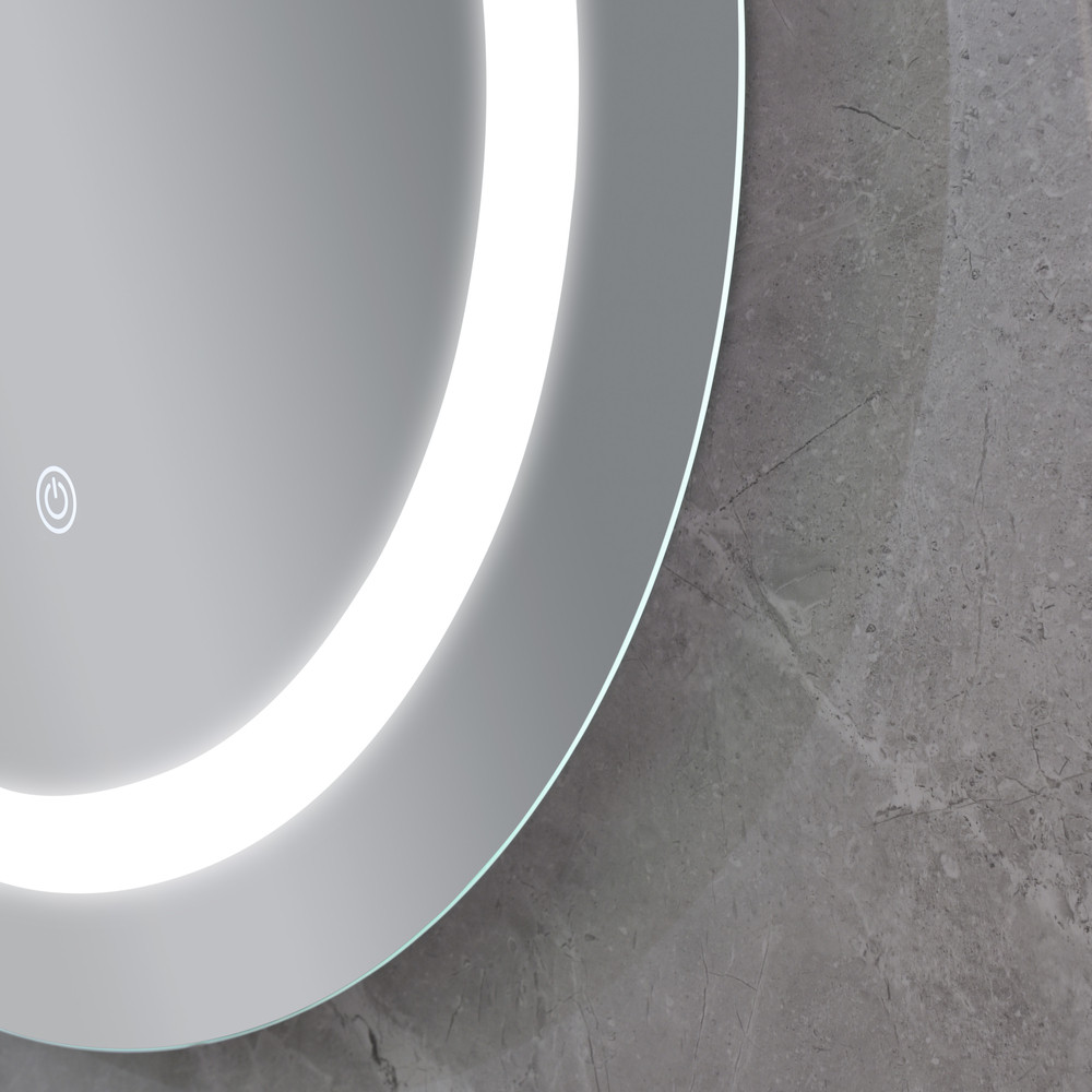 Дзеркало Mixxus PLAIN MC03-60 з Led Touch, Anti-fog, димером, регулятором яскравості - Зображення 5