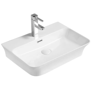 Умивальник накладний керамічний Mixxus Premium Bevel-0202 з переливом 560x415x125mm