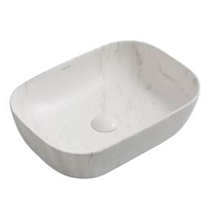 Раковина накладна Mixxus Premium DIVERSE-0112 MARBLE 455х325х135mm