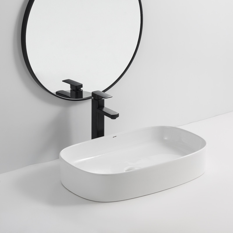 Раковина накладна Mixxus Premium BEVEL-0105 610х375х120mm - Зображення 8