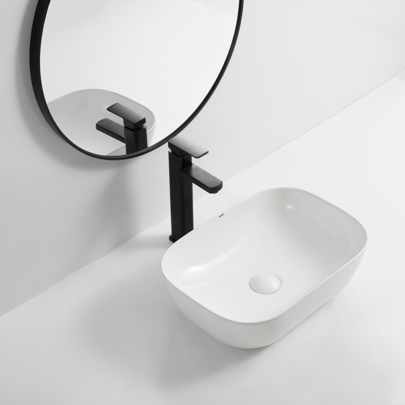 Раковина накладна Mixxus Premium DIVERSE-0112 455×325×135 мм, білий - Зображення 2