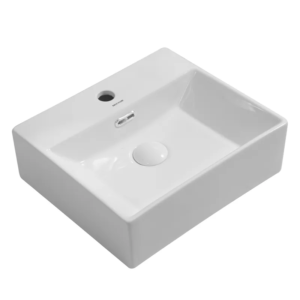 Раковина підвісна Mixxus Premium QUADRO-0205 410х360х130mm з отвором під змішувач та переливом