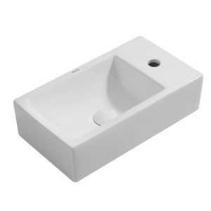 Раковина накладна Mixxus Premium QUADRO-0207 480х260х125mm з отвором під змішувач