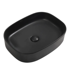 Раковина накладна Mixxus Premium BEVEL-0103 BLACK 510х370х120mm