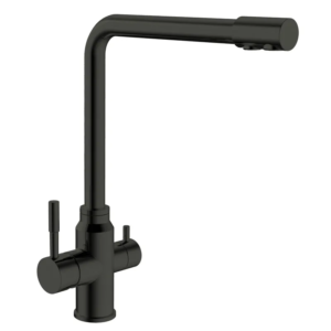 Змішувач для кухні Mixxus SUS-021 Black з вих. для питної води