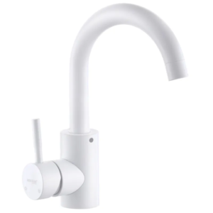 Змішувач для умивальника Mixxus SUS-011-B White з нерж. стали SUS304