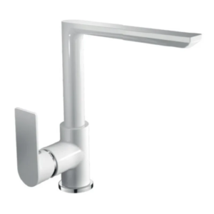 Змішувач для кухні HAIBA ALEX 018 WHITE-CHROME