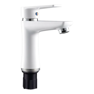 Змішувач для умивальника Plamix Oscar-001 White