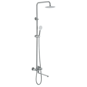 Душова колона зі змішувачем Zerix DAX-006-J-35cm із нерж. сталі SUS304