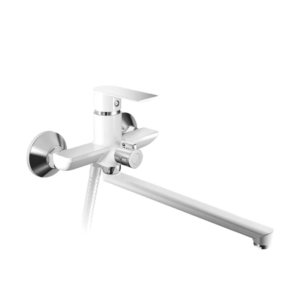Змішувач для ванни HAIBA ALEX 006 EURO WHITE-CHROME