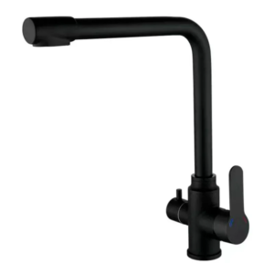 Змішувач для кухні Zerix DAX-021 Black з вих. для питної води