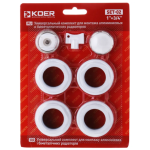 Комплект для радіатора 3/4" KOER SET-04