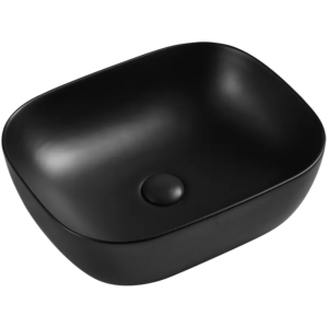 Умивальник накладний керамічний Mixxus Premium Diverse-0101 Black 490x395x150mm