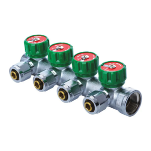 Колектор з фітингом KOER KR.1121-4 3/4"x4 ways