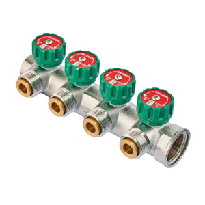 Колектор з адаптером KOER KR.1127-4 - 1"x4 - 3/4 Ways
