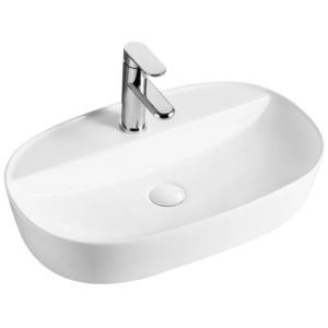 Раковина накладна Mixxus Premium ELLIPSE-0204 600х380х115mm з отвором під змішувач