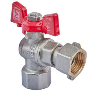 Кран кутовий з накидною гайкою KOER KR.223 - 1/2" ГГБ