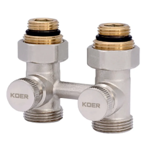 Вузол нижнього підключення радіатора прямий 3/4'' KOER KR.1131