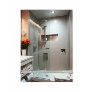 Дзеркало настінне Zerix SANSA MRZ05-50x70x10 прямокутне з полицею