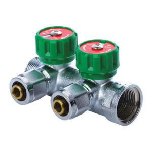 Колектор на 2 контура KOER KR.1121-2 3/4"x2 WAYS
