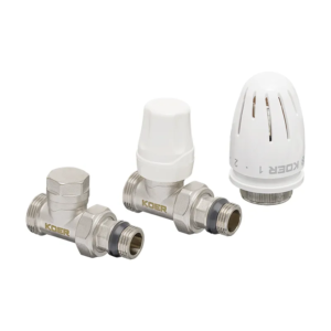 Комплект для підключення радіатора KOER SET-15 - 1/2"x3/4" з термоголовкою ЗЗ