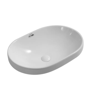 Раковина врізна на стільницю Mixxus Premium ELLIPSE-1601 600х400х190mm з переливом