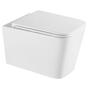 Унітаз підвісний Mixxus Premium Quadro-0302-R 530x360x365mm, система змиву Rimless