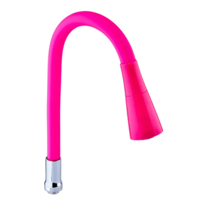 Вилив для змішувача гнучкий рожевий Zerix SPS-02 ROSE RED